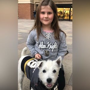 Girls Medium Las Vegas Golden Knights NHL Hooded top